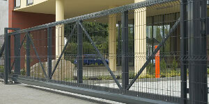 Ворота откатные для 2D и 3D ограждений в Махачкале